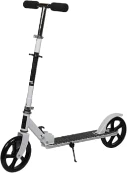 Replay Kids Patinete Infantil Juvenil 2 Rodas 2Fly, Dobrável com Guidão ajustável e Bolsa de Proteção, Suporta até 80Kgs, Branco