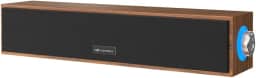 C3Tech SoundBar SB-30BW Marrom, Estilo retro e acabamento de madeira, Audio 2.0 USB, conexao de audio p2 3,5mm