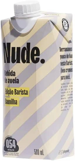 Leite Vegetal de Aveia Barista Sabor Baunilha Nude 500ml