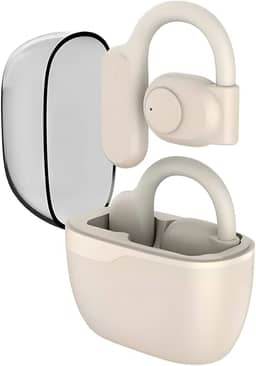 Fone de Ouvido Condução Óssea TWS cancelamento de ruído, Bluetooth 5.2, 35H, IPX5 à prova d'água - Compatível com Apple, iPhone 15 14,13,12,11 (Pro, Pro Max)/XS/XR/XS/X/8 (Plus), iWatch PEI853