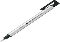 Caneta Borracha Mono Zero Ponta Redonda, Branco/Negro, ø 2.3 mm, Tombow, 57305