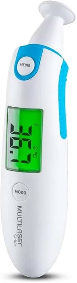 Termômetro Infravermelho Digital Testa E Ouvido Multilaser