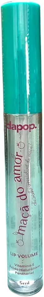 Gloss Labial Aumenta Labios com Ácido Hialurônico Hidratante Labial Brilho e Proteção, Dapop