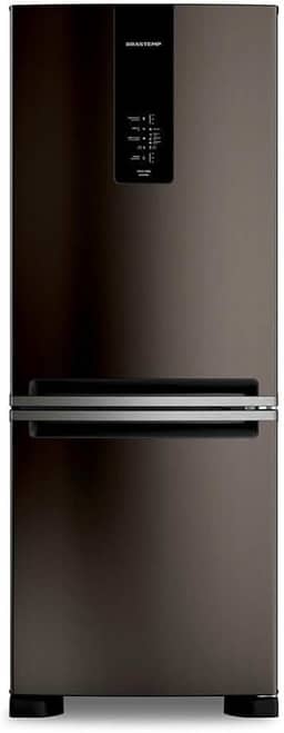 Refrigerador Brastemp 447 Litros Frost Free Inverse Black Inox BRE57FE – 127 Volts