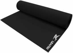 Tapete para Yoga em EVA Muvin Light - Tamanho 180cm x 50cm x 0,4cm - Indicado para iniciantes - Pilates, Estúdio Yoga, Ginástica e Treino (Preto)