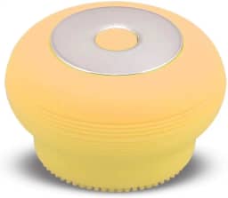 Escova Sônica para Limpeza Facial Bella Mini Recarregável, Multilaser, HC186, Amarela