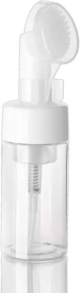 Frasco Pump Espumador 100ml Com Escova De Silicone Para SkinCare