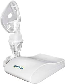 Nebulizador Inalador Compressor Compacto Infantil e Adulto G-tech Bivolt