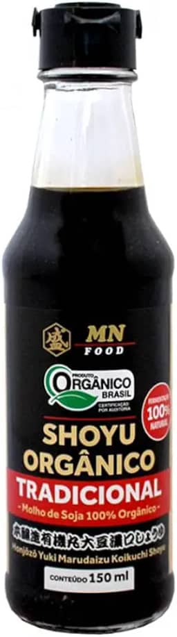 Shoyu Orgânico Tradicional 150mL - MN Food