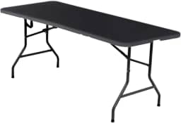 Mesa Dobrável Para Churrasco Maxchief 1,80 Mts C/alça Preto