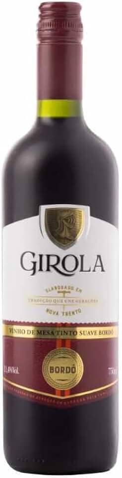 Vinho Tinto Suave Bordô Girola 750ml – Com Caixa Presente