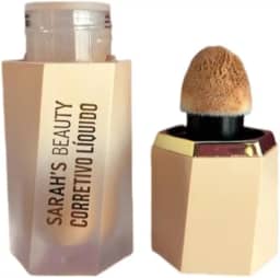 Corretivo Líquido tipo SheGlan super cobertura, com esponja para fácil aplicação. (5)