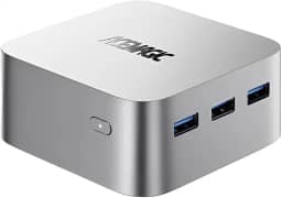 Mini PC T8Plus Processador Intel N95 de 12ª geração, 8GB, 256GB SSD, Windows 11 Pro, Dual HDMI 4K, Wi-Fi 5, Bluetooth 4.2, Ethernet Gigabit, Design Compacto