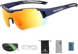 Óculos de Sol Fino Lente Polarizado com clip Grau ideal para Esportes Ciclismo proteção UV Proteção