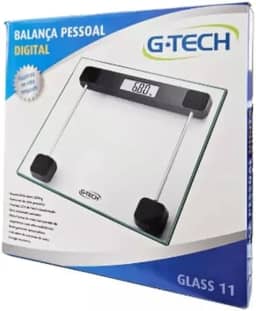 Balança Corporal Digital G-tech Glass 11 Vidro Até 180 Kg…