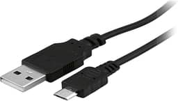 Cabo Micro USB V8 1,8 Metro Preto, 5+