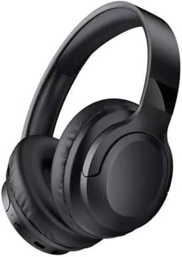Fone De Ouvido Bluetooth 5.3 Headphone Sem Fio Fone Corrida Academia Com Cancelamento de Ruído On-ear Dobrável Qualidade PREMIUM (Preto)