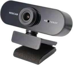 Webcam 1080P para PC, foco automático PDAF, microfones com cancelamento de ruído AI duplo, correção automática de luz, webcam Plug & Play