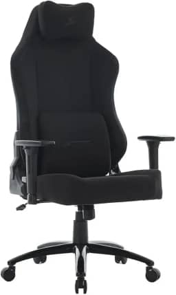 Cadeira Gamer SuperFrame Atlas, Reclinável, 3D, Tecido, Preto