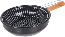 Frigideira C/cesto Refeição Esmaltada Antiaderente Cozinha