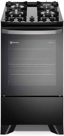 Fogão Electrolux 4 bocas Efficient com PerfectCook Preto (FE4GP) Bivolt