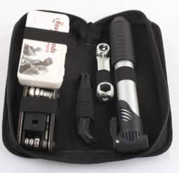 Kit Ferramentas Bike Chaves Remendo Reparo Pneu Bolsa Quadro