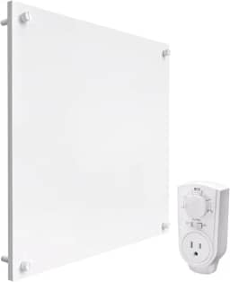 ECONOHOME Painel Aquecedor De Parede Com Nano Aglutinante - Termostato Convecção 400 Watts, Ideal Para Salas 120 Pés Quadrados, Elétrico V