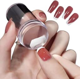 Carimbo De Unha P/Francesinha Silicone Transparente