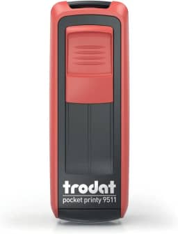 Carimbo De Bolso Trodat 9511 (Vermelho)