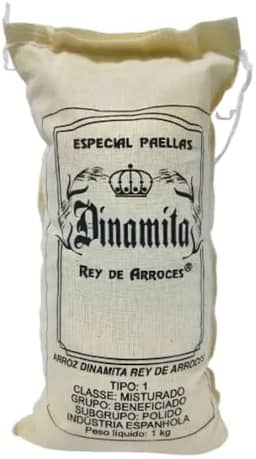 Arroz Bomba Espanhol para Paella Rey de Arroces 1kg