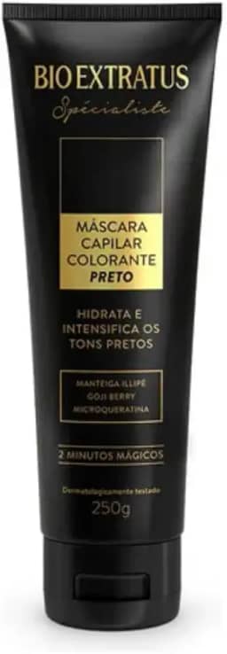 Máscara Spécialiste Colorante Preta Bio Extratus 250g
