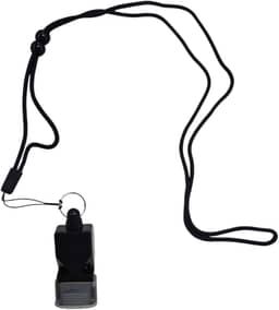 Apito Profissional Árbitro Juiz Com Cordão Potente 120dbs