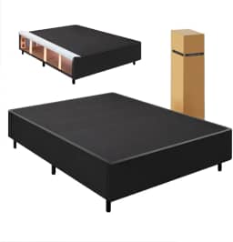 Cama Box desmontável com Baú Lateral King para Colchão de 1,93m Preto