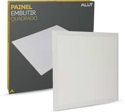 Painel Led Plafon 18w/25w/36w ou 50w 6500k Branco Frio 110v/220v Bivolt Embutir/Sobrepor Branco Alut By Avant (Embutir, 25w)