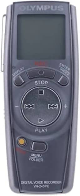 OM SYSTEM Gravador de Voz VN-240 PC Digital com 32 GB de Memória e USB 2.0