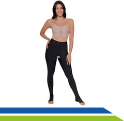 Calça Legging Compressora para Lipedema Celulite Modelador Pós-Cirúrgico Emana New Form
