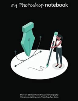 Notebook: Photoshop Tool, Doted Grid, Soft Cover, Letter Size (8.5 x 11 inches) – Large format tool for your ideas and projects: Men`s and Women`s ... editor artist journal & diaries in classroom