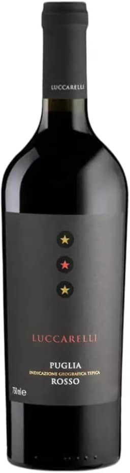 Vinho Tinto Italiano Luccarelli Rosso Puglia Igp 750ml