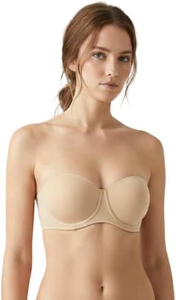 Sutiã Tomara Que Caia Bojo Liso Faixa Alça Removível Ajustável Fecho Colchete Lingerie