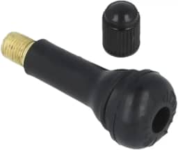 Valvula Para Pneu De Passeio Sem Câmara Tr-414 Com Tampa Para Automoveis