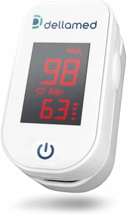 Oxímetro Digital Led de Dedo Portátil Dellamed