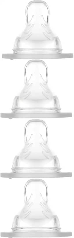 4PACK BICOS MISTO PARA MAMADEIRAS MAM - FLUXOS RÁPIDO & SUPER RÁPIDO - EMBALAGEM 4 UNIDADES