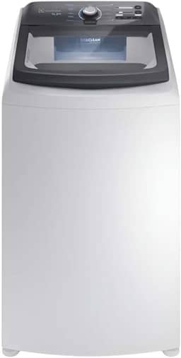 Máquina de Lavar Electrolux 14,5kg Branca Efficient Cesto Inox Jet&Clean 220v LEE15