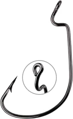 Kit 25 Anzol Offset Antienrosco EWG Para Iscas Soft Pesca Varios Tamanhos Robalos Traíras Tucunarés Black Bass