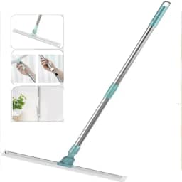 RODO SILICONE MAGICO VASSOURA 2 EM 1 MOP ALUMINIO LIMPA PISO