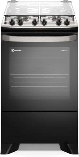 Fogão Electrolux 4 Bocas Experience com VaporBake Preto FE4TP