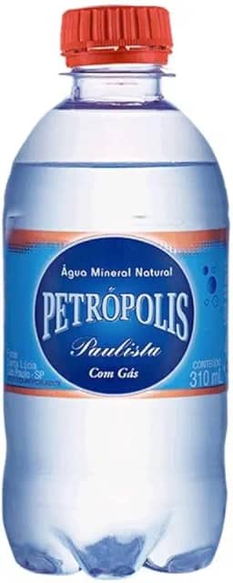 Água Mineral PETROPOLIS Paulista Pet 310 Ml com Gás 12 unidades