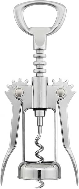 Saca Rolha Abridor de Vinho em Aço Inox