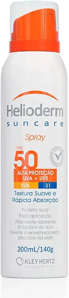 Protetor Solar Spray Helioderm FPS 50 200mL