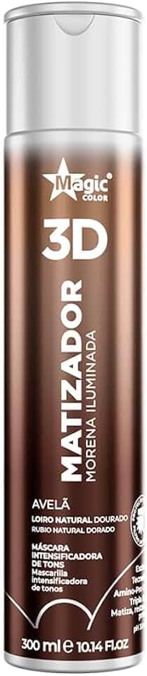 Magic Color Gloss Matizador 3D Morena Iluminada Avelã – Efeito Loiro Natural Dourado